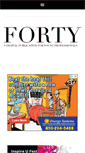 Mobile Screenshot of fortymagazine.com
